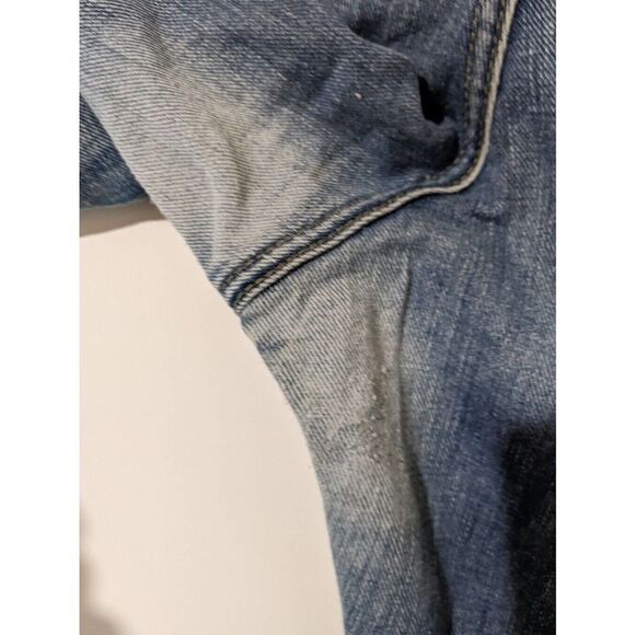 Vintage Lee Men's Medium Dark Wash 100% Cotton Bootcut Jeans Size 38x28 #251 - Picture 3 of 9